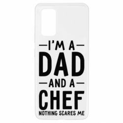 Чехол для Samsung A32 4G I'm a dad and a chef, nothing scares me - PrintSalon