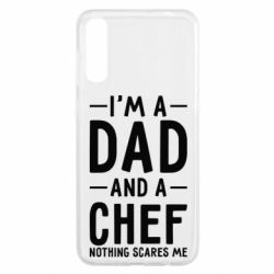 Чехол для Samsung A50 I'm a dad and a chef, nothing scares me - PrintSalon