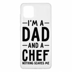 Чехол для Samsung Note 10 Lite I'm a dad and a chef, nothing scares me - PrintSalon