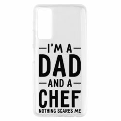 Чехол для Huawei P Smart 2021 I'm a dad and a chef, nothing scares me - PrintSalon
