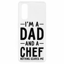 Чехол для Oppo Find X2 I'm a dad and a chef, nothing scares me - PrintSalon