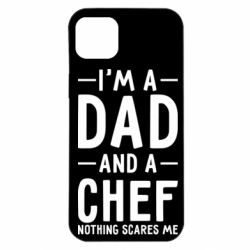 Чехол для iPhone 14 Plus I'm a dad and a chef, nothing scares me - PrintSalon
