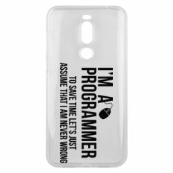 Чехол для Meizu X8 I'm a programmer to save time let's just assume i'm never wrong - PrintSalon