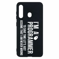 Чехол для Samsung M40 I'm a programmer to save time let's just assume i'm never wrong - PrintSalon