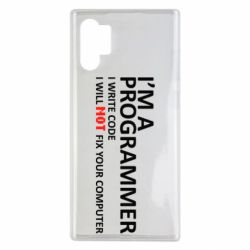 Чехол для Samsung Note 10 Plus I'm a programmer - PrintSalon