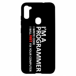 Чехол для Samsung A11/M11 I'm a programmer - PrintSalon