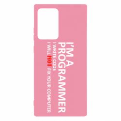 Чехол для Samsung Note 20 Ultra I'm a programmer - PrintSalon