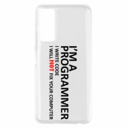 Чехол для Huawei P Smart 2021 I'm a programmer - PrintSalon