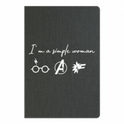 Блокнот с принто I'm a simple woman - PrintSalon