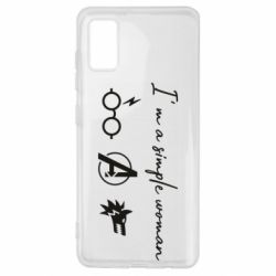 Чехол для Samsung A41 I'm a simple woman