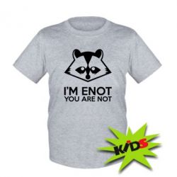 Детская футболка I'm ENOT