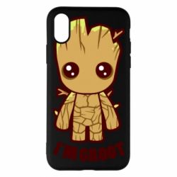 Чехол для iPhone X/Xs I'm groot - PrintSalon