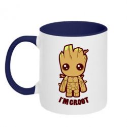 Чашка двухцветная 320ml I'm groot - PrintSalon