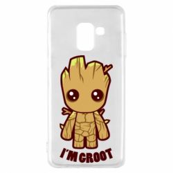 Чехол для Samsung A8 2018 I'm groot - PrintSalon