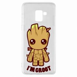 Чехол для Samsung A8+ 2018 I'm groot - PrintSalon