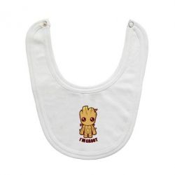 Слюнявчик  I'm groot - PrintSalon