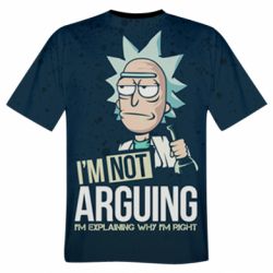 Мужская футболка 3D I'm not arguing-PrintSalon Мужская футболка 3D I'm not arguing