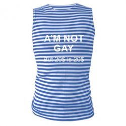 Майка-тельняшка I'm not gay, but 20$ is 20$ - PrintSalon