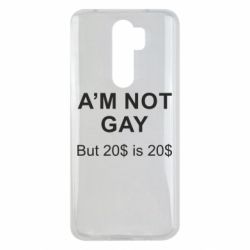 Чехол для Xiaomi Redmi Note 8 Pro I'm not gay, but 20$ is 20$ - PrintSalon