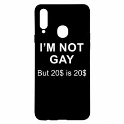 Чехол для Samsung A20s I'm not gay, but 20$ is 20$ - PrintSalon