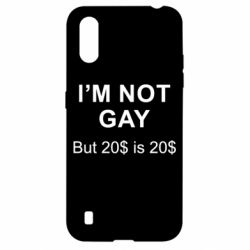Чехол для Samsung A01/M01 I'm not gay, but 20$ is 20$ - PrintSalon