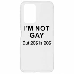 Чехол для Xiaomi Redmi Note 10 Pro I'm not gay, but 20$ is 20$ - PrintSalon