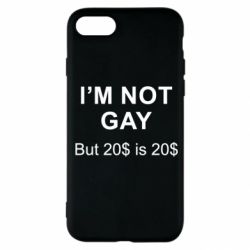 Чехол для iPhone SE 2022 I'm not gay, but 20$ is 20$ - PrintSalon