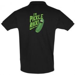 Мужское поло I'm Pickle Rick! - PrintSalon