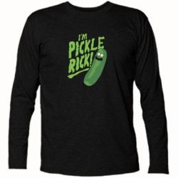 Футболка с длинным рукавом I'm Pickle Rick! - PrintSalon