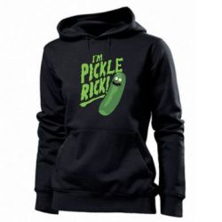 Женское худи I'm Pickle Rick! - PrintSalon