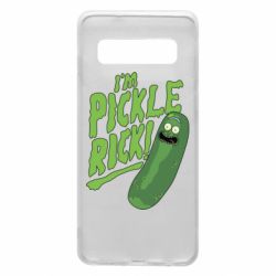 Чехол для Samsung S10 I'm Pickle Rick! - PrintSalon