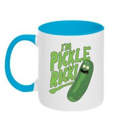 Чашка двухцветная 320ml I'm Pickle Rick! - PrintSalon