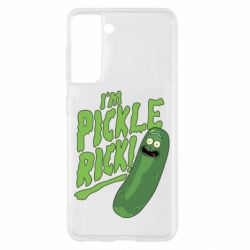 Чехол для Samsung S21 I'm Pickle Rick! - PrintSalon
