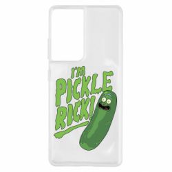Чехол для Samsung S21 Ultra I'm Pickle Rick! - PrintSalon