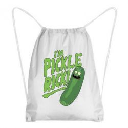 Рюкзак-мешок I'm Pickle Rick! - PrintSalon