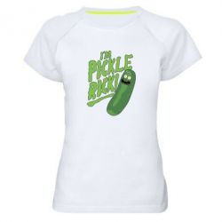 Женская футболка для спорта I'm Pickle Rick! - PrintSalon