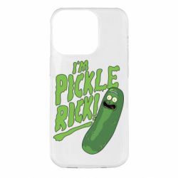 Чехол для iPhone 14 Pro I'm Pickle Rick! - PrintSalon