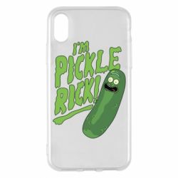 Чехол для iPhone X/Xs I'm Pickle Rick! - PrintSalon