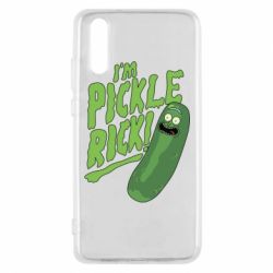 Чехол для Huawei P20 I'm Pickle Rick! - PrintSalon