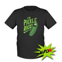 Детская футболка I'm Pickle Rick! - PrintSalon