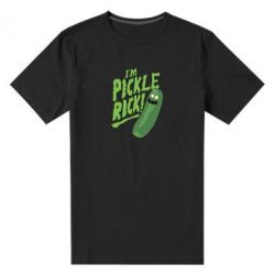 Мужская футболка премиум I'm Pickle Rick! - PrintSalon