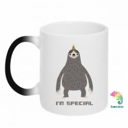 Чашка-хамелеон I'm special Sloth - PrintSalon