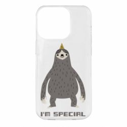Чехол для iPhone 14 Pro I'm special Sloth - PrintSalon