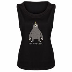 Женская майка I'm special Sloth - PrintSalon