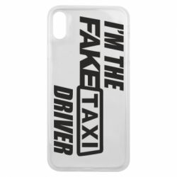 Чехол для iPhone Xs Max I'm the Fake Taxi Driver