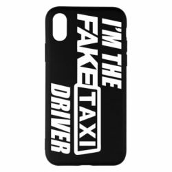 Чохол для iPhone X/Xs I'm the Fake Taxi Driver - PrintSalon
