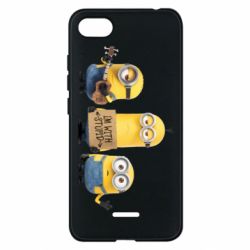 Чехол для Xiaomi Redmi 6A I'm with stupid - PrintSalon