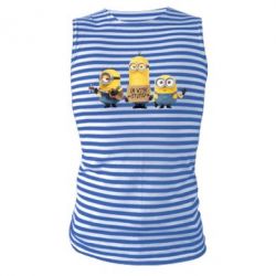 Майка-тельняшка I'm with stupid - PrintSalon