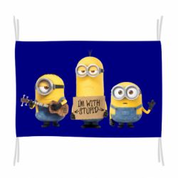 Флаг I'm with stupid - PrintSalon