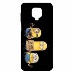 Чехол для Xiaomi Redmi Note 9S/9Pro/9Pro Max I'm with stupid - PrintSalon